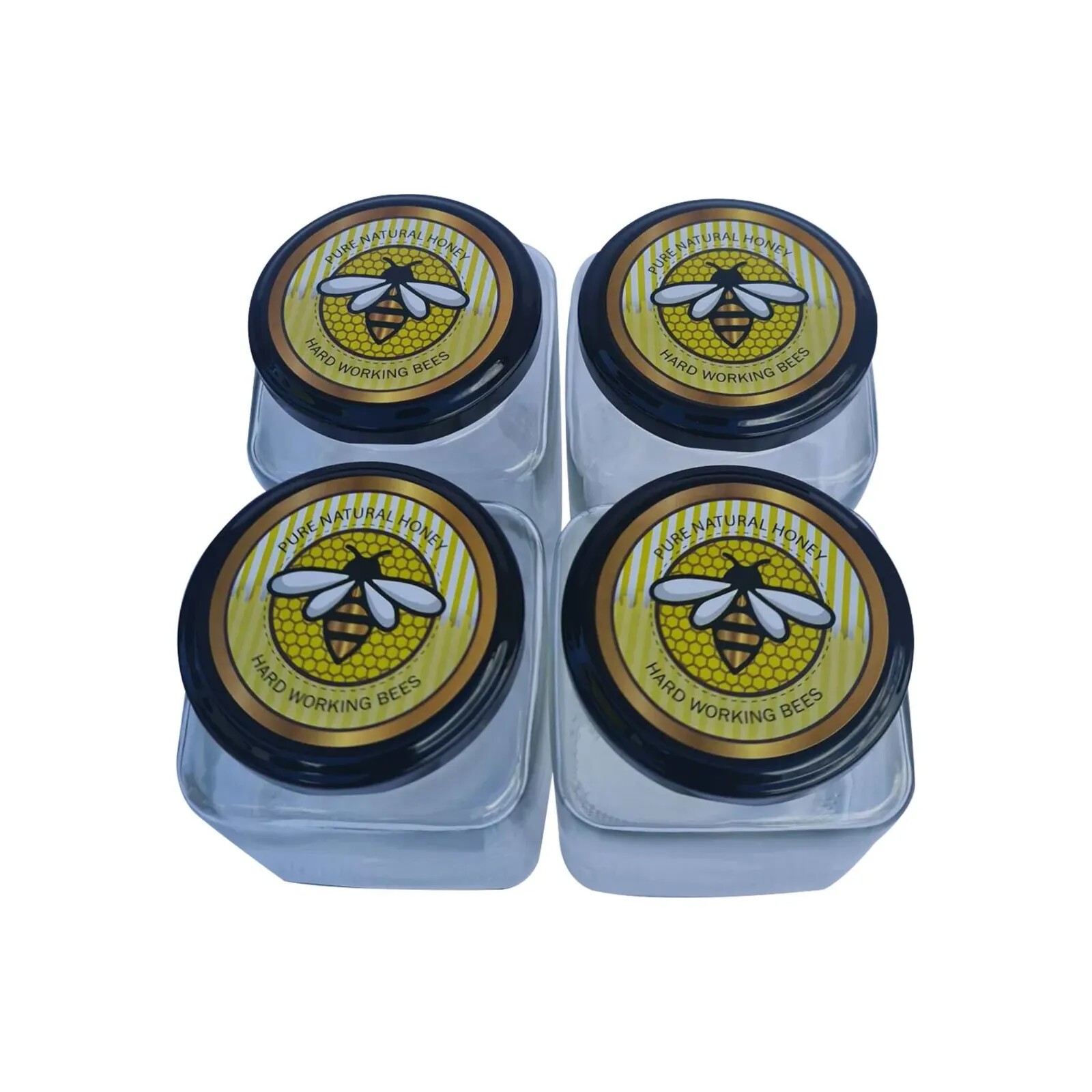 HONEY LABELS ROUND