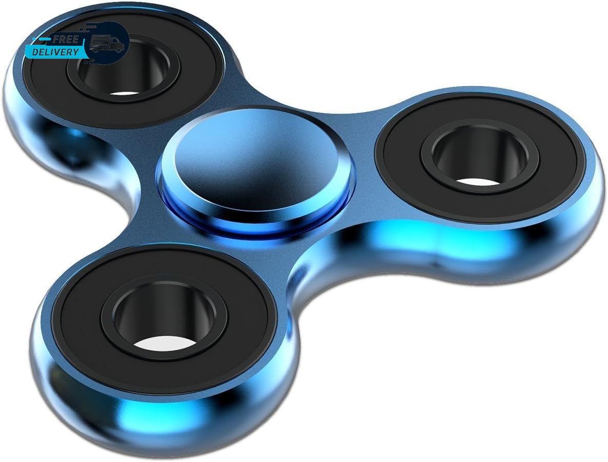 Fidget Spinner Toy Ultra Durable Stainless Steel Bearing High Speed 2-5  Spins