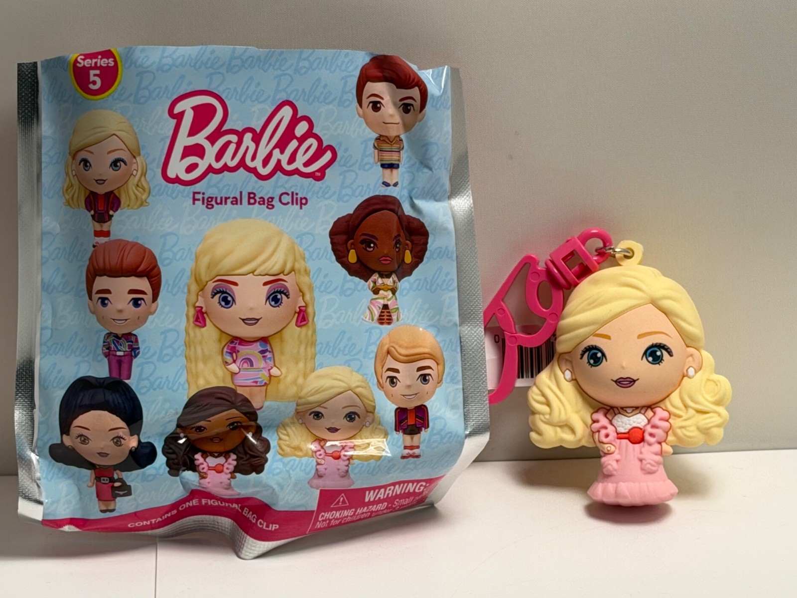 2026 Monogram Mattel Peaches N' Cream Barbie Vers. 1 Bag Clip Keychain Series 5