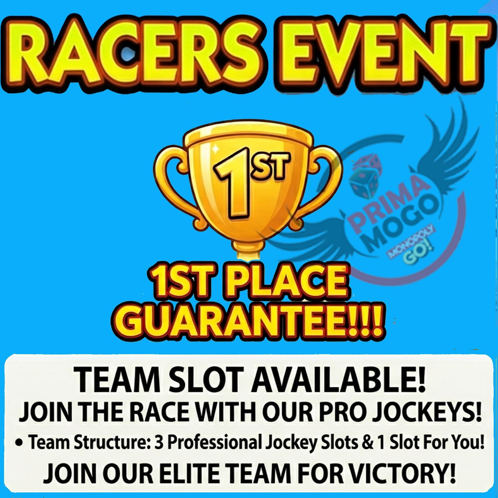 Tycoon Racers 1ST PLACE - Monopoly_Go - WIN Guarantee - April 23Th-27Th "26