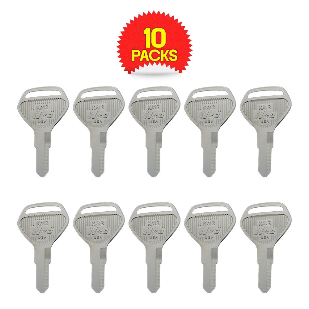 KA12 Key Blank Nickel