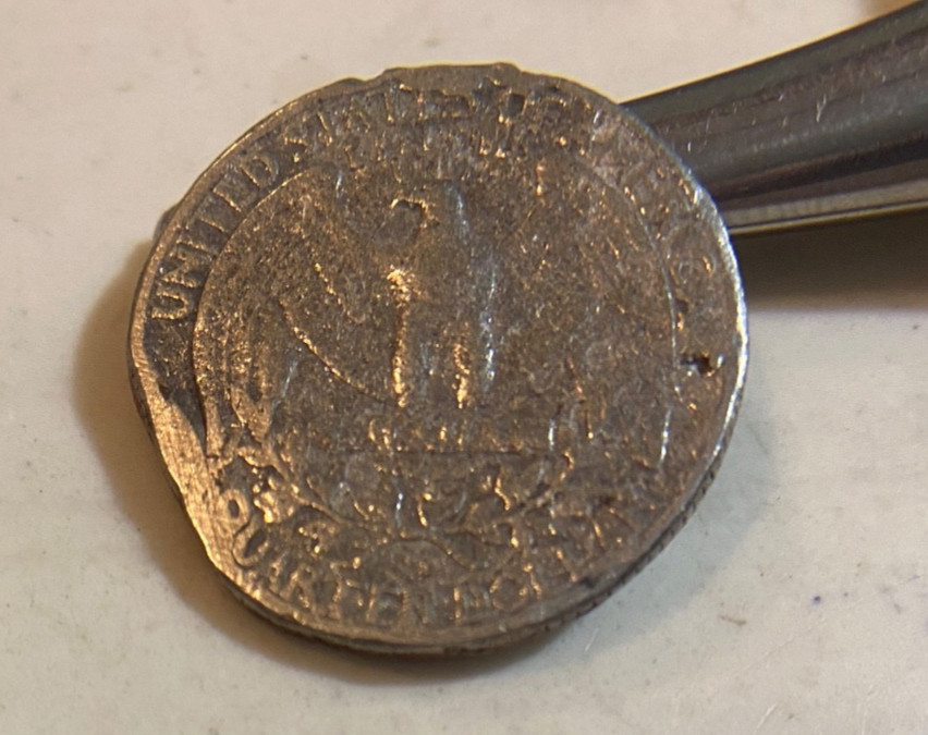 1981 D Quarter Multiple Error Coin