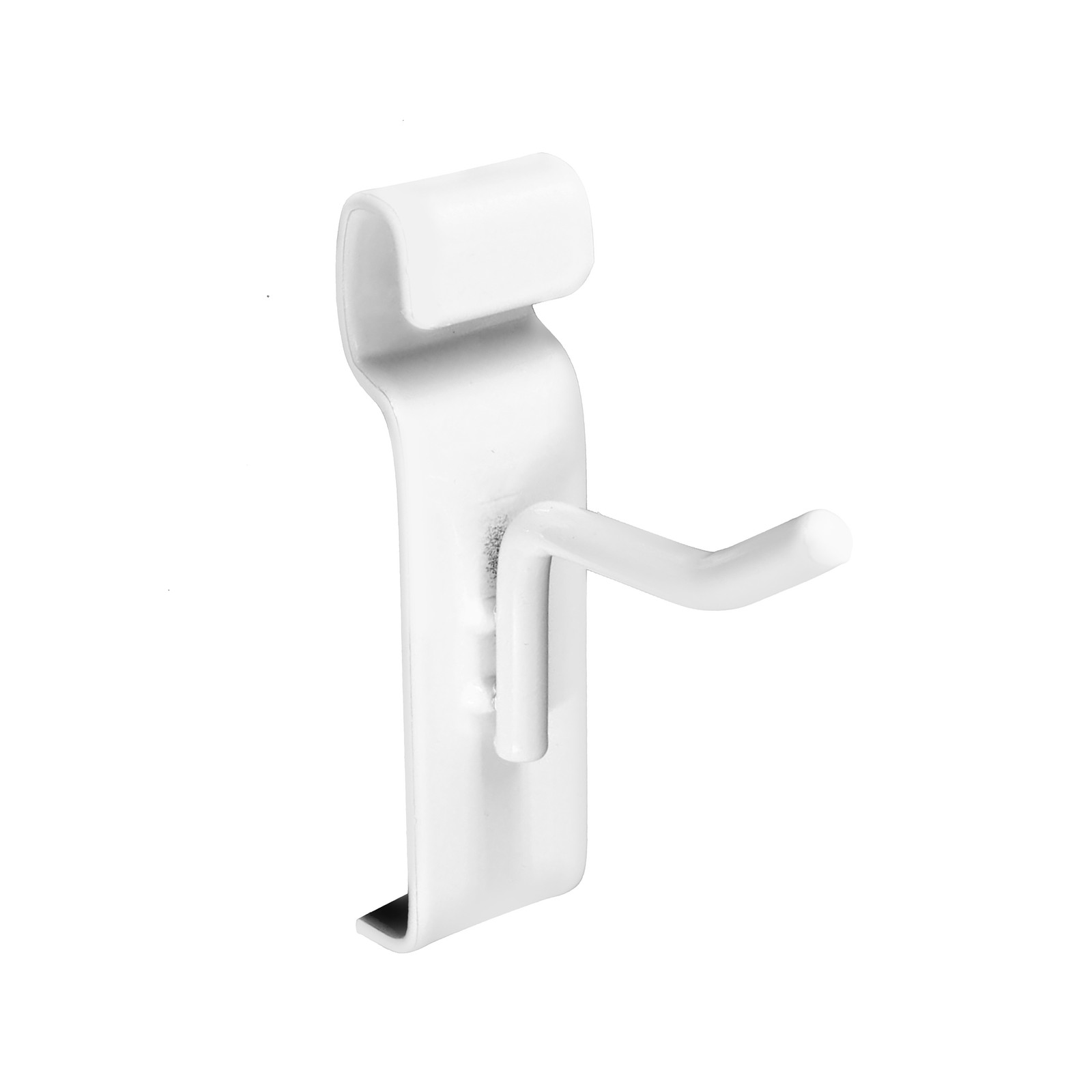 SSWBasics 2 inch White Peg Hook for Wire Grid - Pack of 50 - Durable Grid Wall
