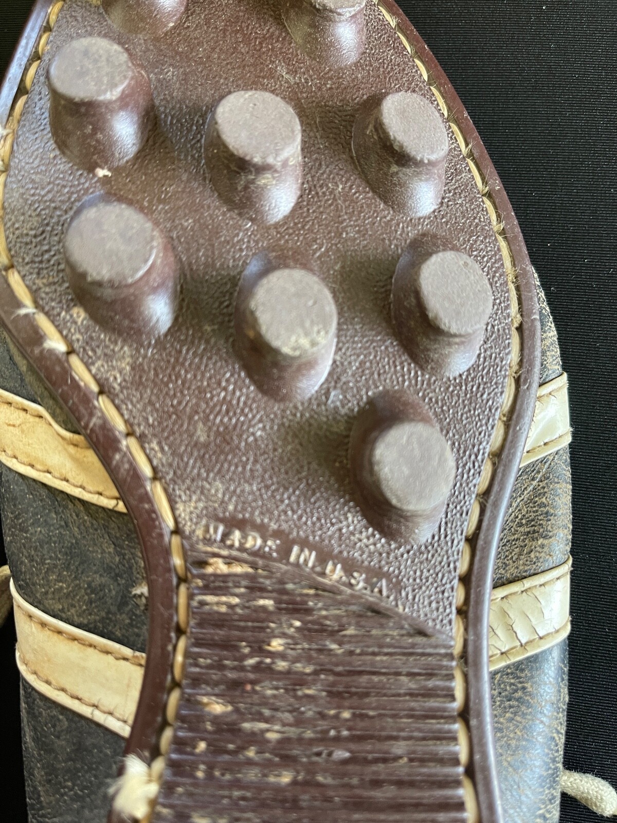 VTG Wilson Soccer/Football Cleats Shoes Made in USA Sz 7 Model 993