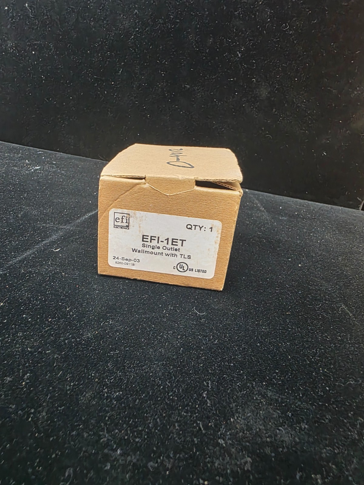 EFI EFI-1ET SINGLE OUTLES WALL MOUNT WITH TLS