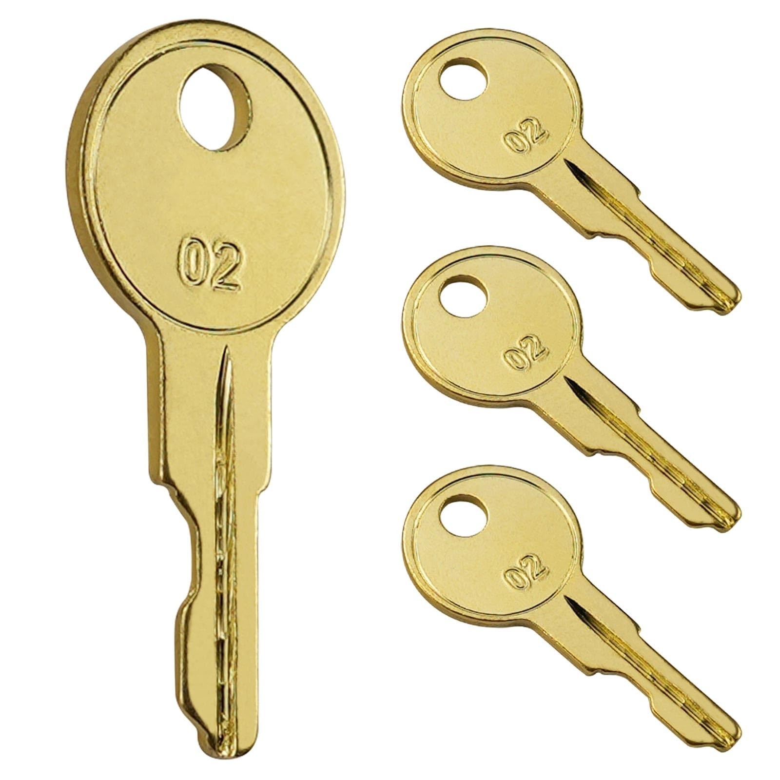 B02 Keys for Tool Chest and Cabinet Locks Fits Hus-ky Tool Box Home De-pot Hu...