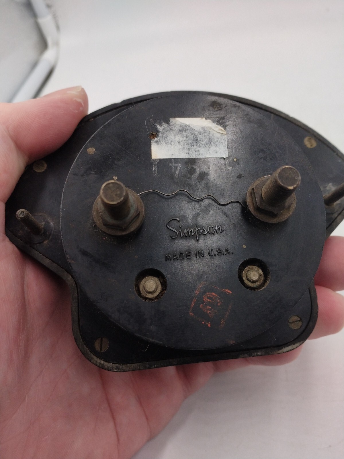 Simpson Degrees Fahrenheit Gauge Electro-tech Model S 600