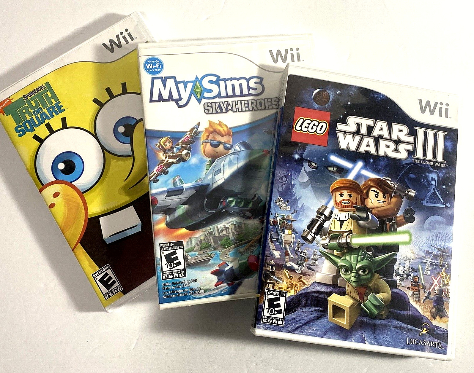 Wii Console Bundle W/Games Tested Fully Functional & Clean Model RV-001