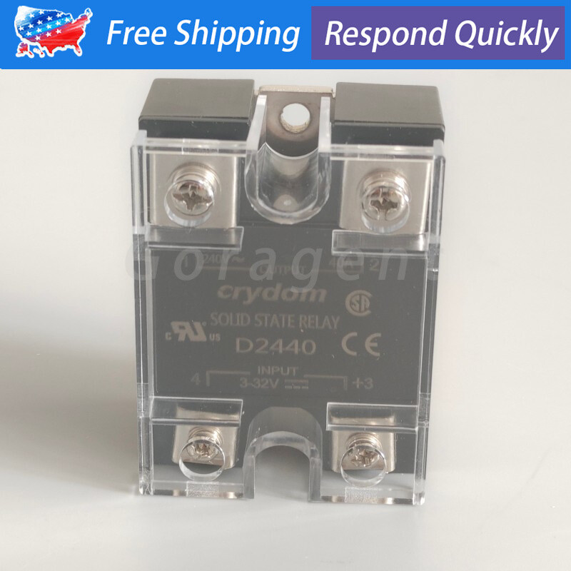 New Solid State Relay Module Supply 3-32V 40A 240V For Crydom D2440 US Stock