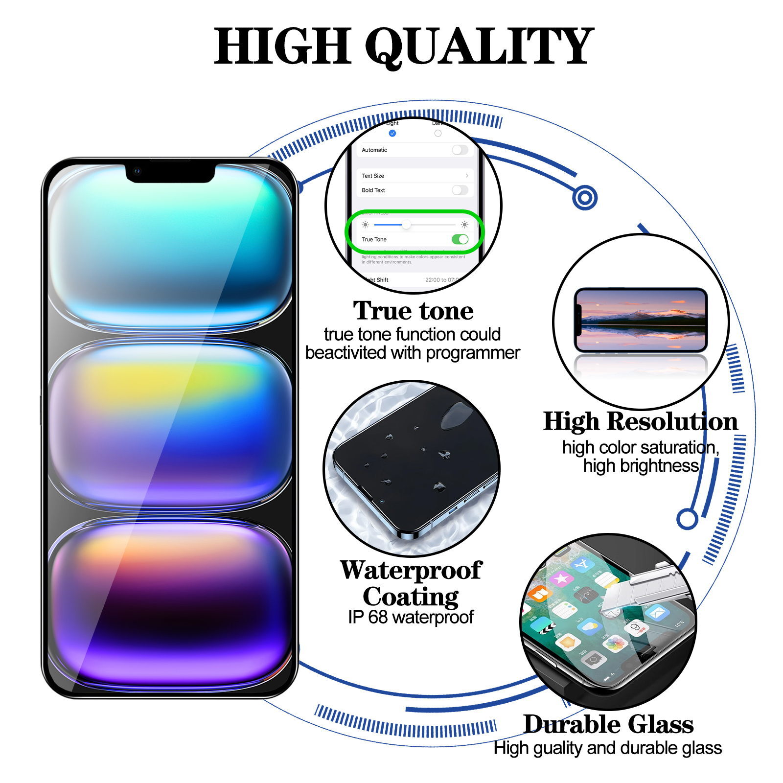 New Incell For iPhone 13 Pro Display Touch Screen Digitizer Replacement Assembly