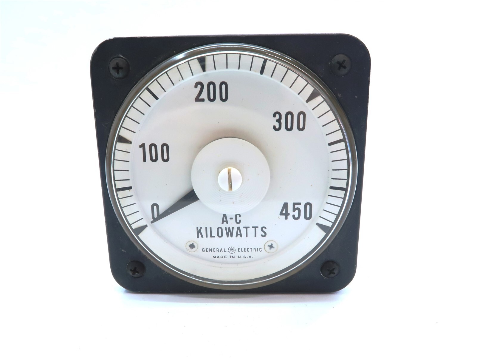 General Electric AC Kilowatts 0-450 Watt Meter No 18L5AL1, 240v, 5A, 3936192 n1