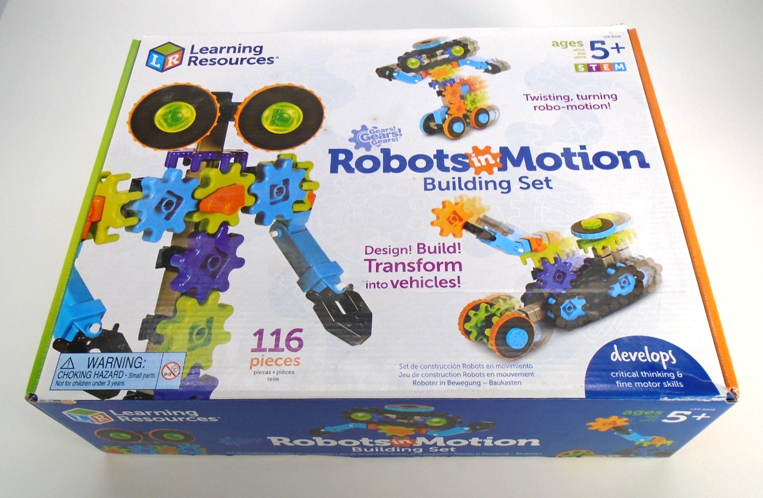 Learning Resources Gears! Robots in Motion Building Set Critical Thinking Skill