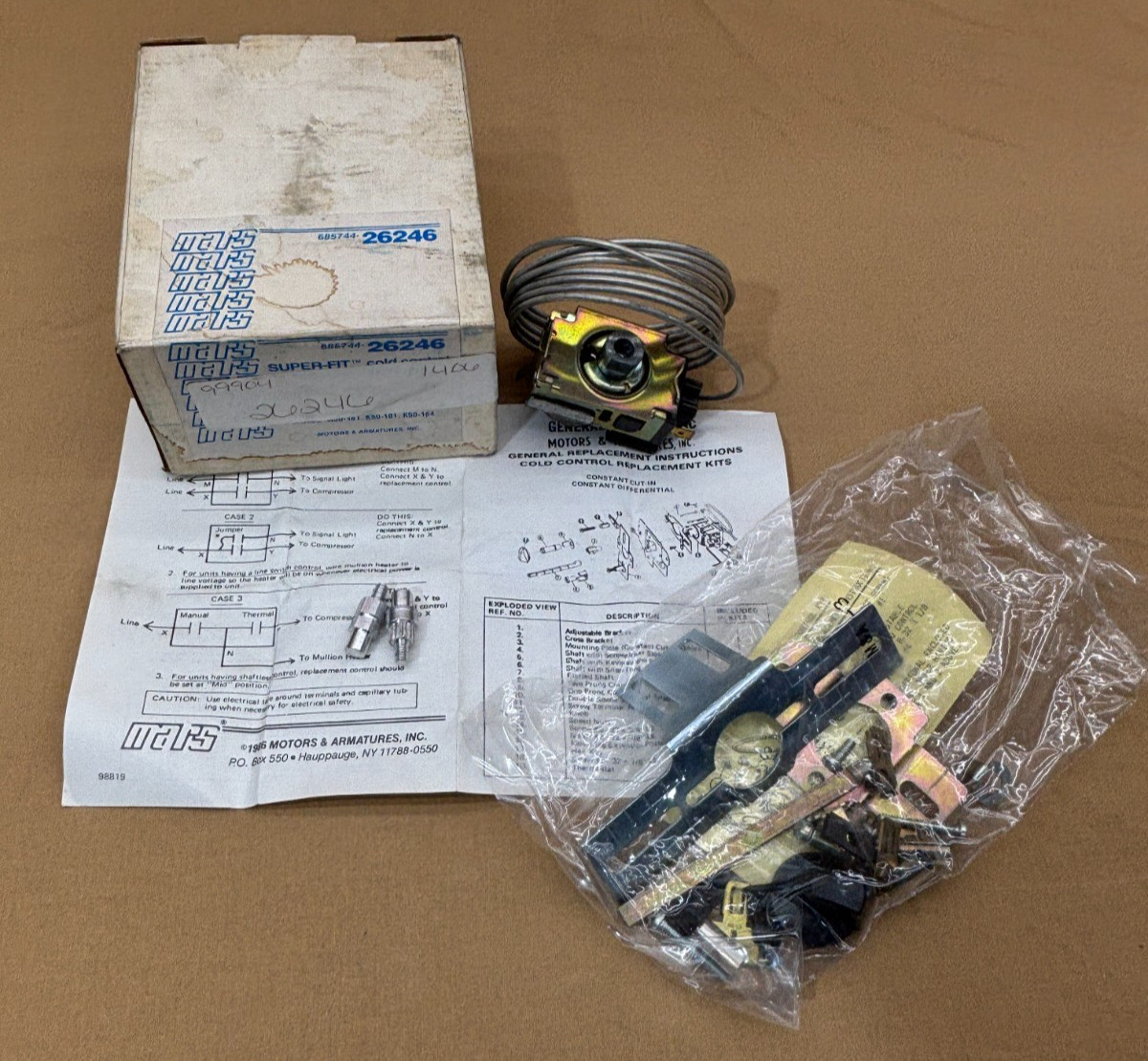Mars 26246 Cold Control Kit GE Replacement Assembly General Electric