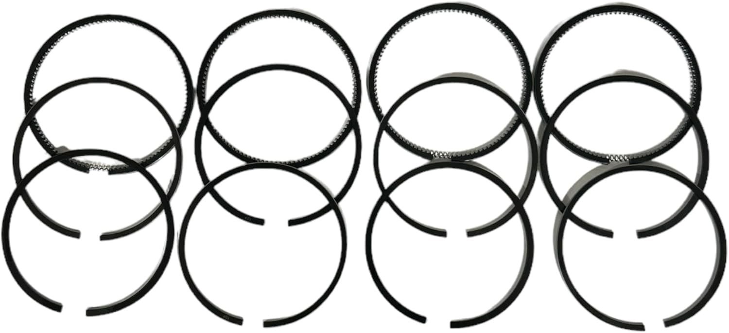 Kubota V2203 Full Engine Gasket Set Kit with 4 Piston Ring Sets (STD) 87mm 4 Cyl