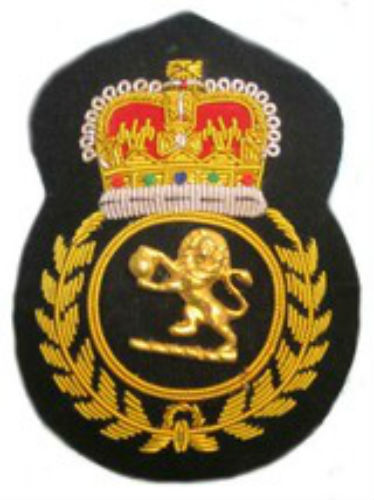 CUNARD OCEAN LINE CRUISE SHIP QUEEN MARY 2 OFFICER HAT BADGE CP MADE HI QUALITY