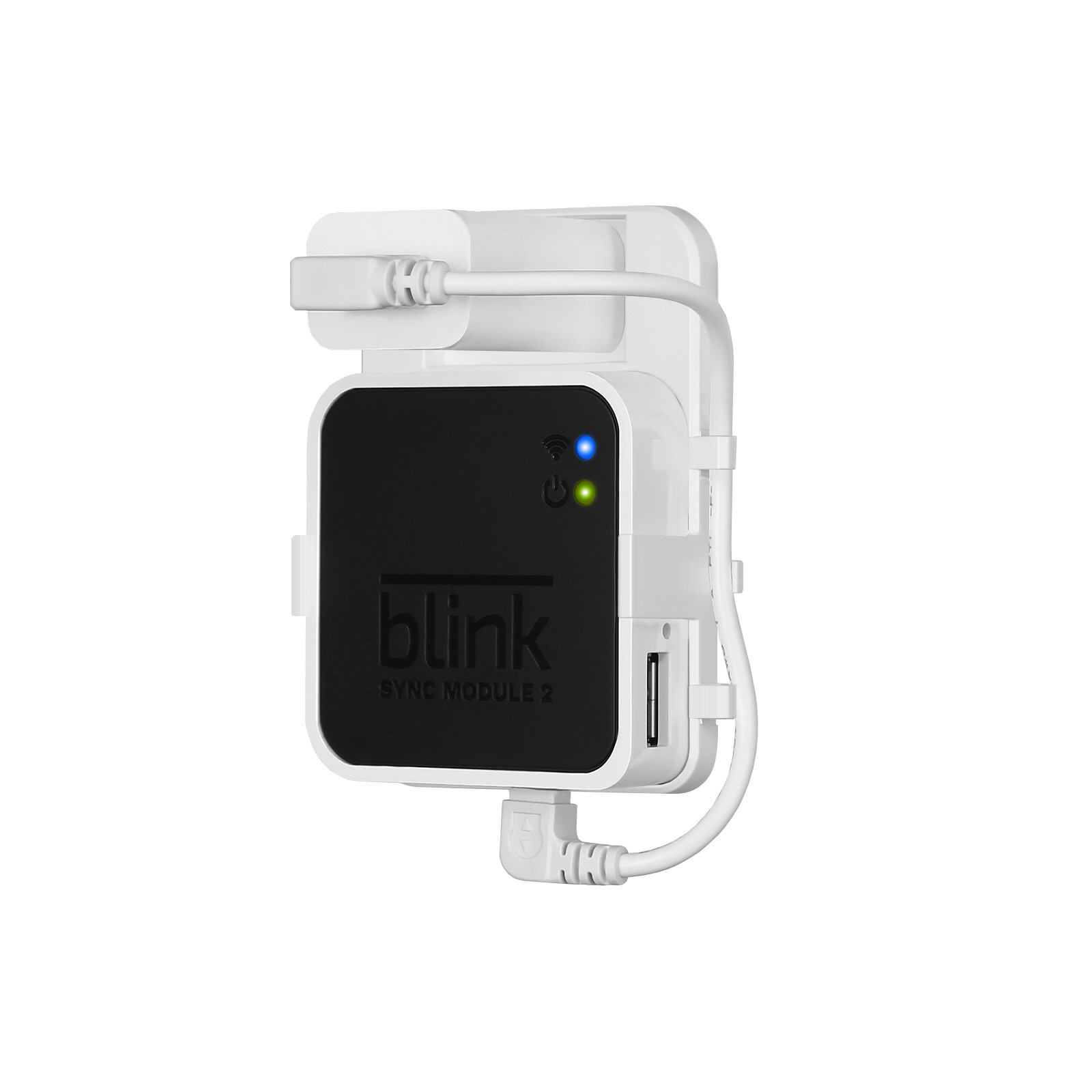 Outlet Wall Mount Hanger Holder Stand for Blink Sync Module 2 White