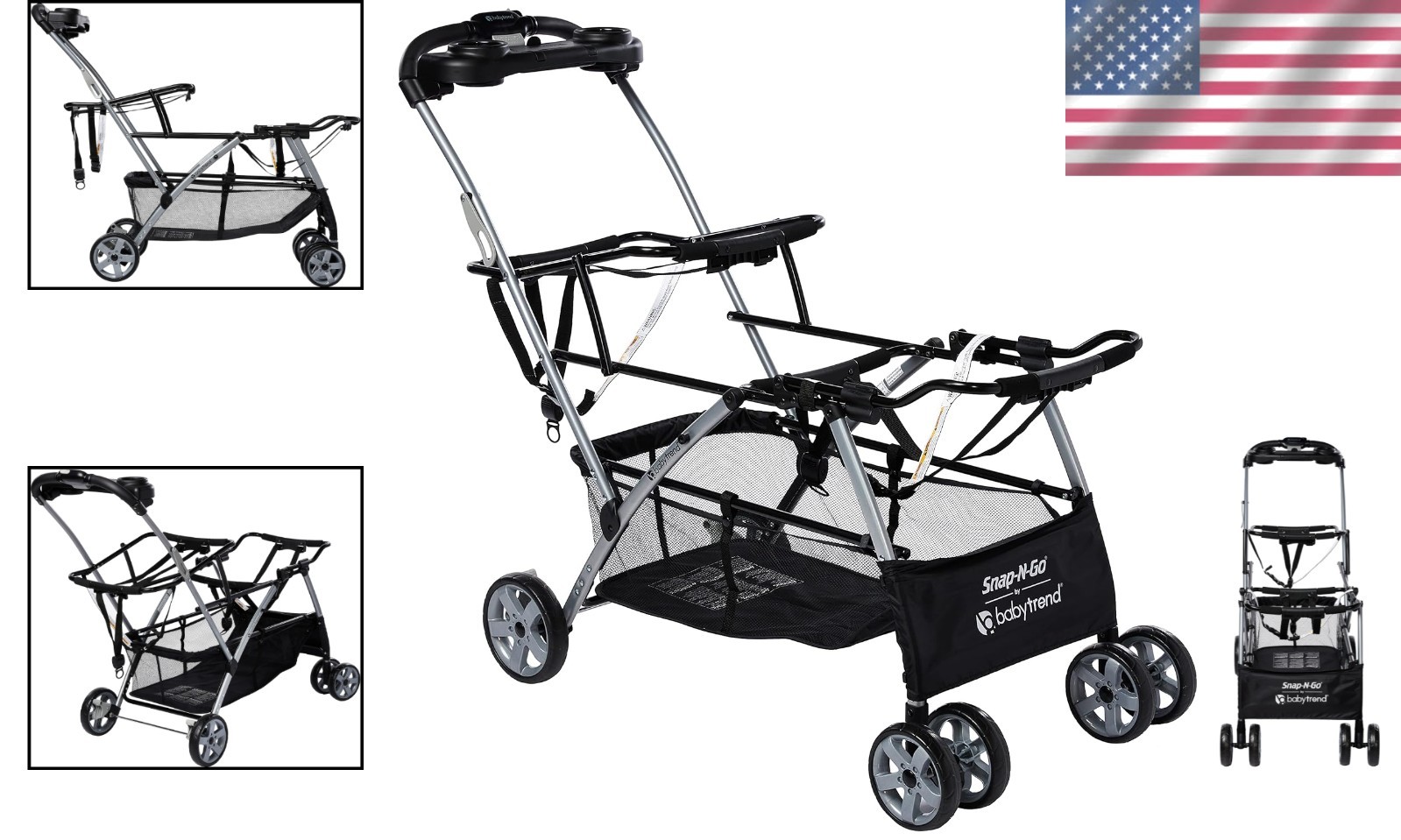 Universal Double Snap-N-Go Stroller/-