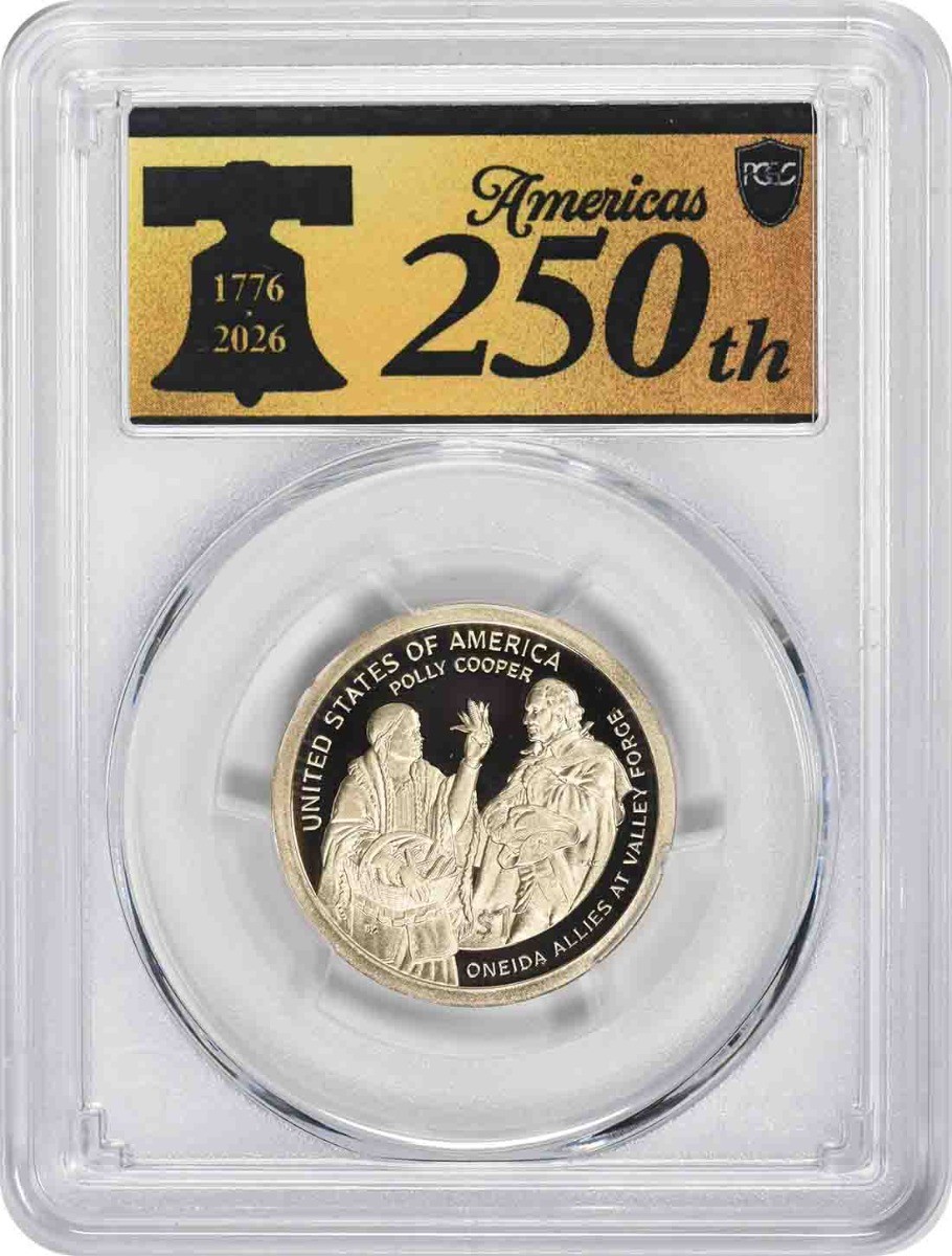 2026-S Sacagawea Native American Dollar PR70DCAM First Strike PCGS Anniv Label
