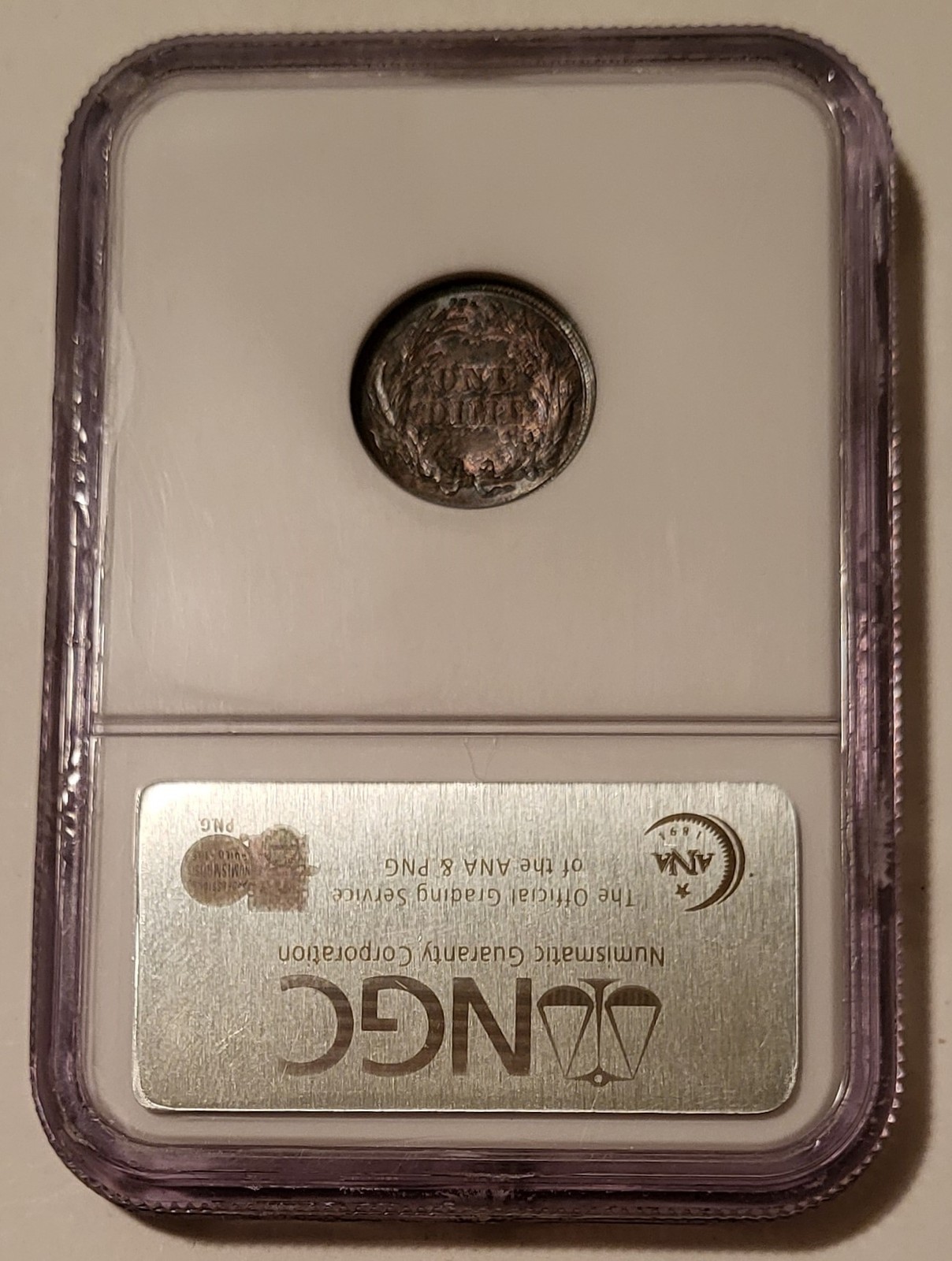 1916 Barber Dime AU58 NGC Toned