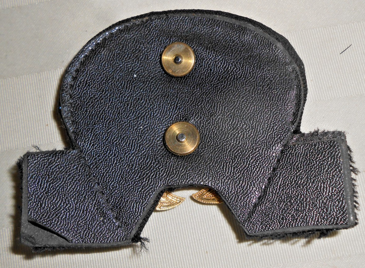 U.S. NAVY CAP BADGE DEVICE: OFFICER GENUINE - MOUNTED