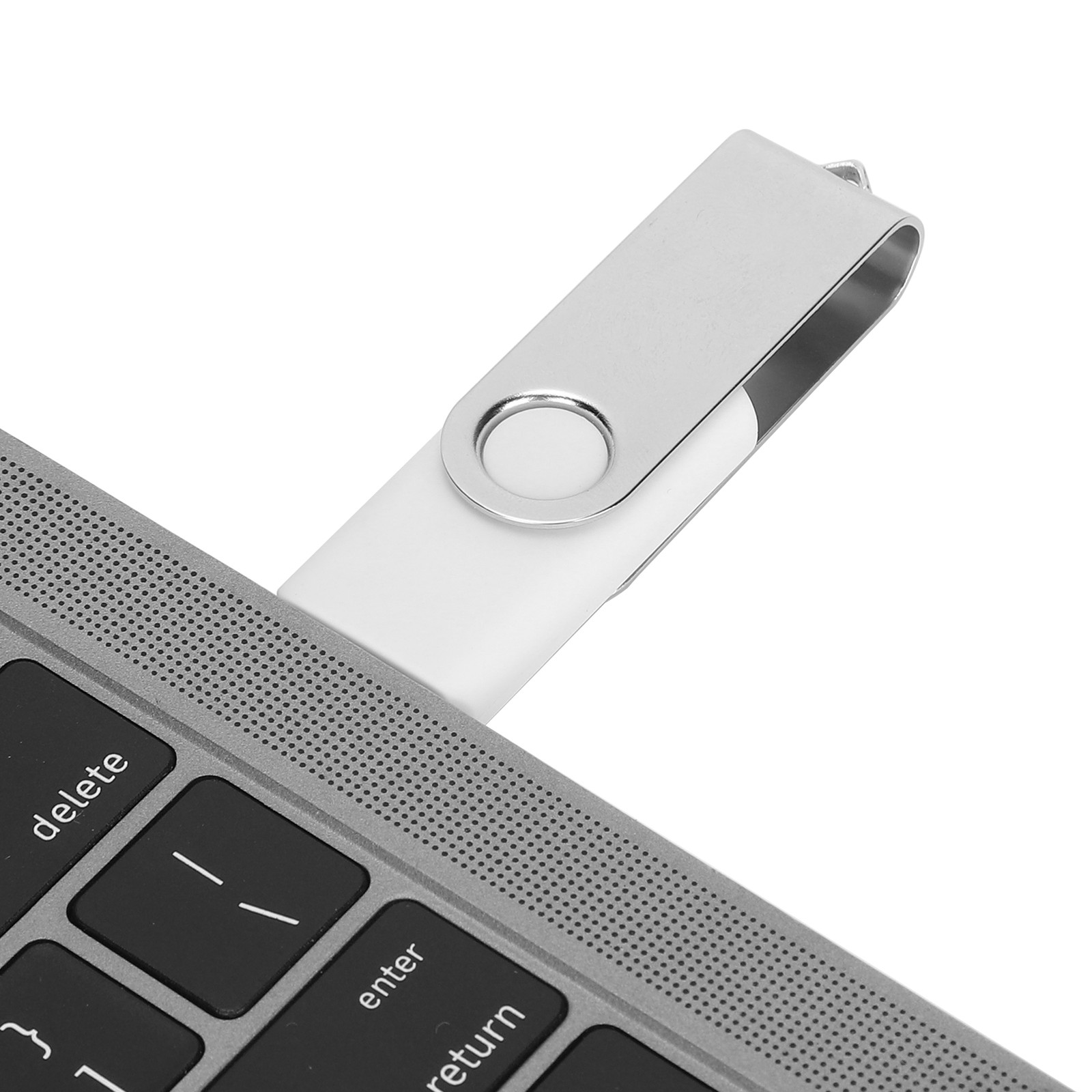 USB Flash Drive Candy White Rotatable Portable Storage For PC T-DSO
