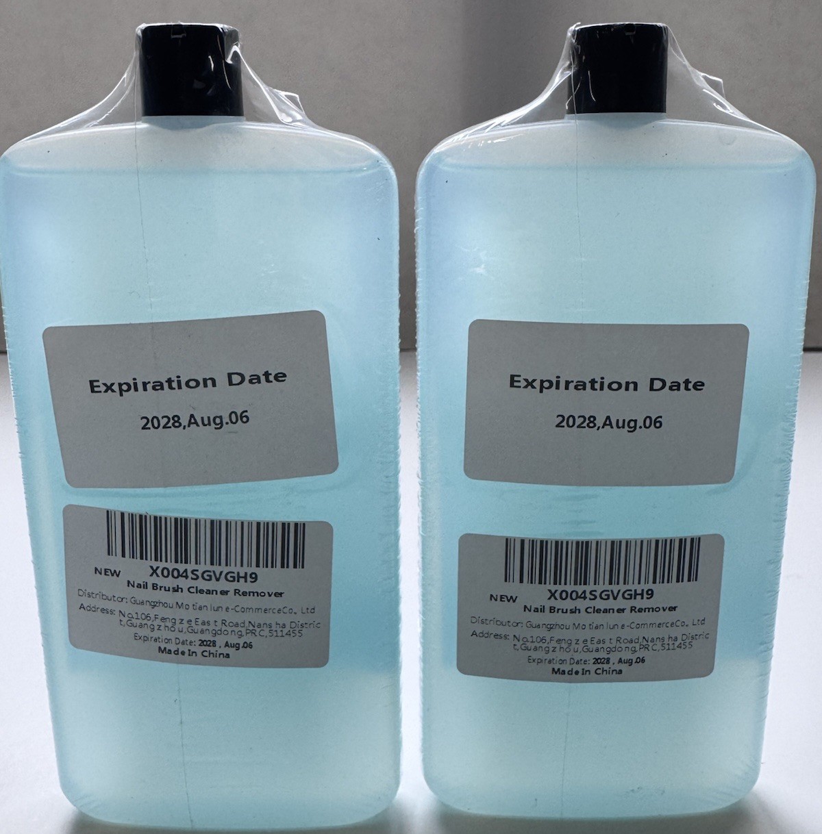 2 Pack Nail Brush Cleaner 160ml Acrylic Brush Cleaning Solution Nail Liquid