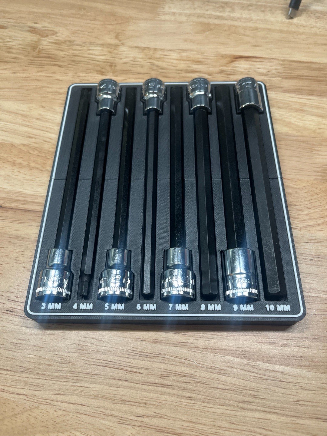 Harbor Freight Icon 3/8"Drive Long Hex Bit 8 Pc Holder 3d Printed