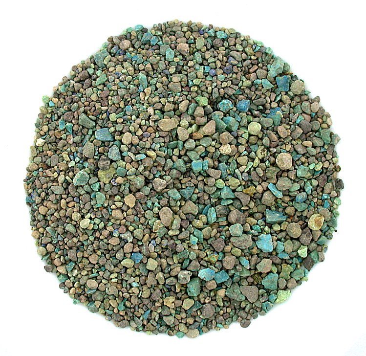 1/2 Ounce Holbrook Arizona Dark Green Chrysocolla Inlay Pieces Chip 4mm And Less