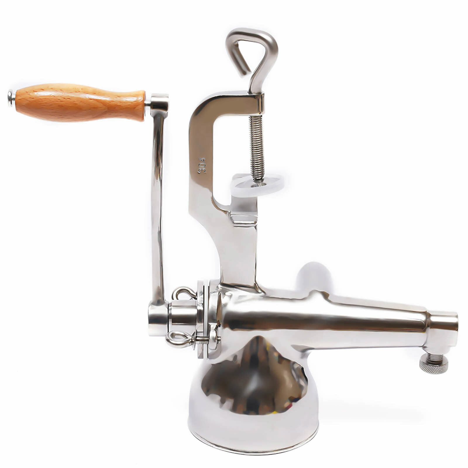 Manual Wheatgrass Juicer Hand Press Wheat Grass Fruit Juicing Extractor Silver