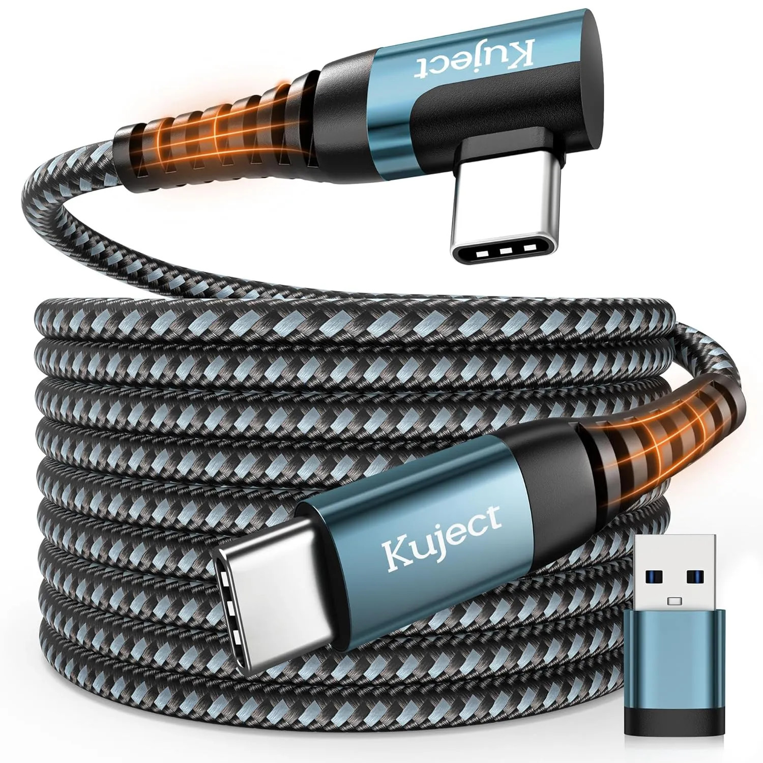20ft USB 3.0 Link Cable For Quest 3S 3 Quest 2 Pro Pico 4 Nylon Braided VR Cord