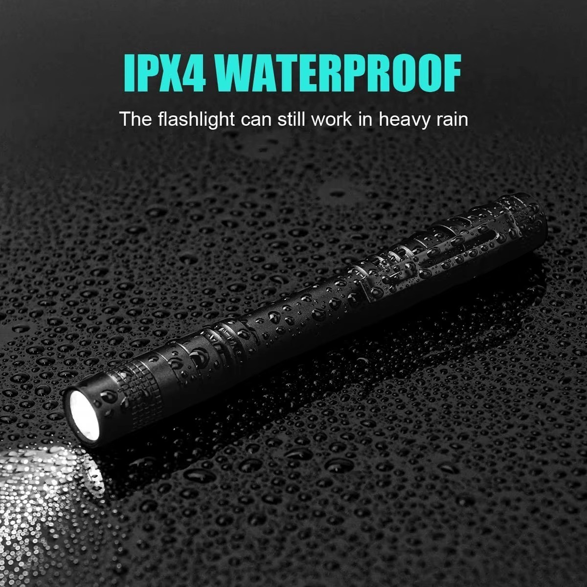 Mini Small Torch Super Bright LED Flashlight Penlight with Clip Pocket US