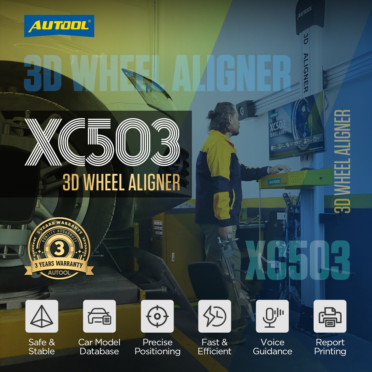 3D Wheel Alignment Machine Wheel Aligner Car Wheel Alignment System Tire Aligner