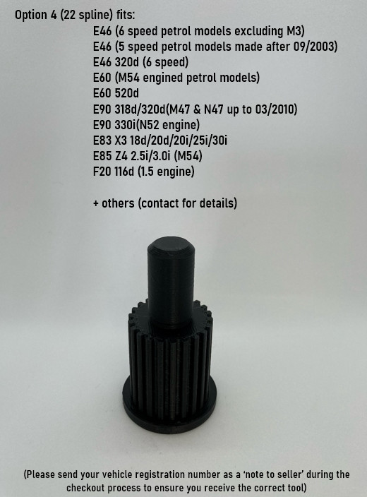 BMW Clutch Alignment Tool