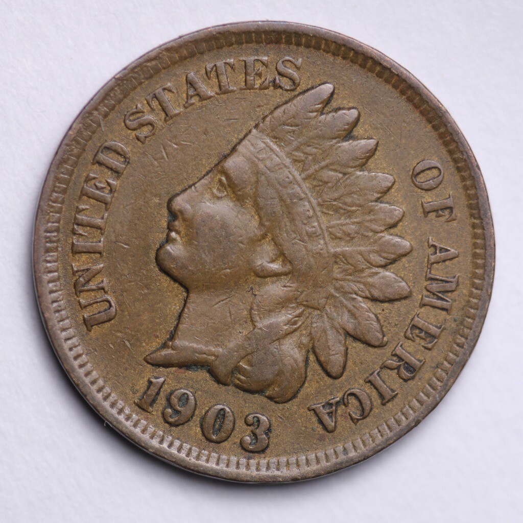 1903 Indian Head Cent Penny NICE VF / XF Sharp LIBERTY -- FREE SHIPPING **
