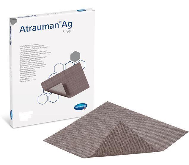 Atrauman AG Silver Impregnated Tulle Dressings 5cm x 5cm (x10)