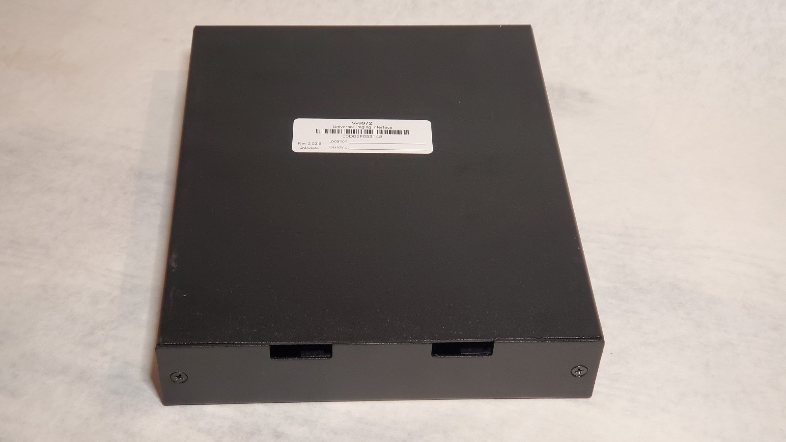 Valcom V-9972 Paging Interface/Adapter with Power Supply and Mounting Hardware