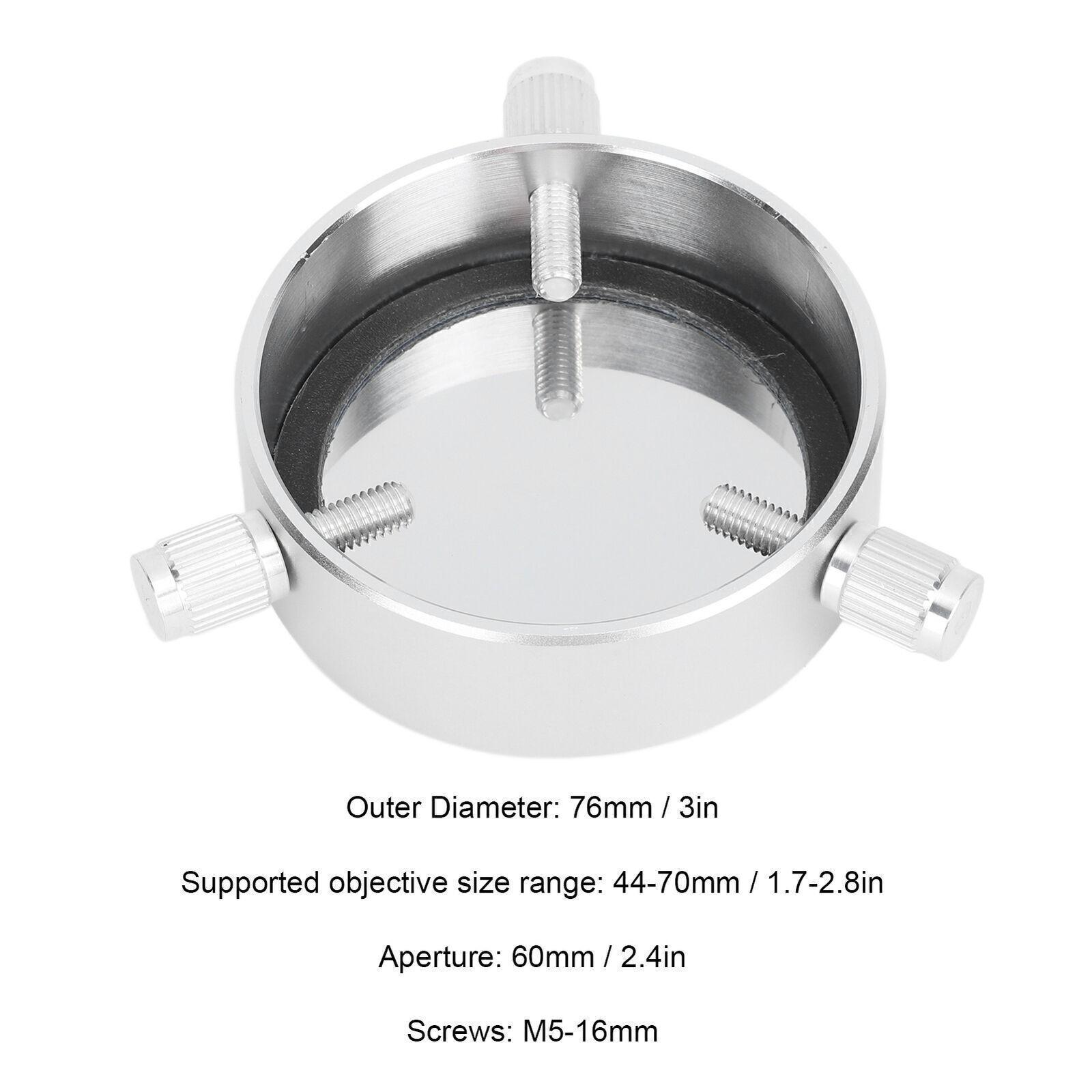 Teleskopfolie Sonnenfilter 3in PET beschichtete Folie Einstellbare Sonnenscheinr