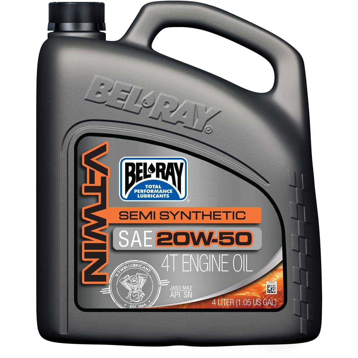 Bel-Ray 20W50 V-Twin Semi-Synthetic Motor Oil - 96910-BT4