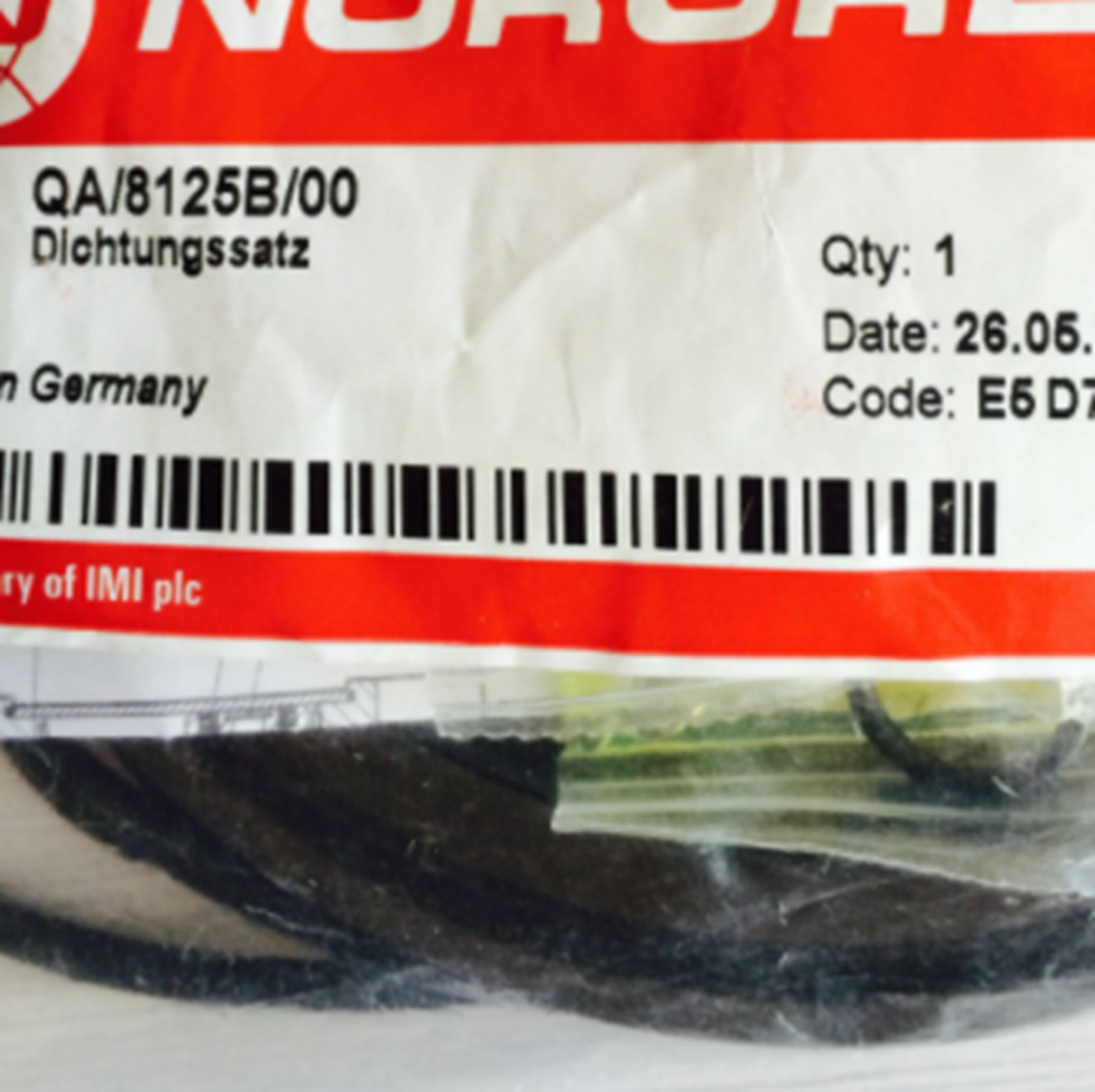 New Norgren QA/8125B/00 Cylinder Repair Kit