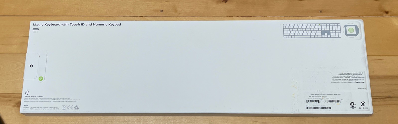NEW Apple Magic Keyboard Touch ID and Numeric Keypad USB-C MXK73LL/A SEALED