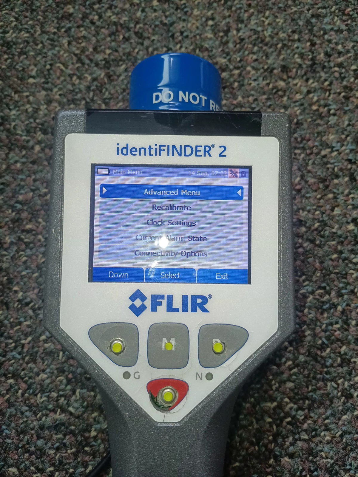 FLIR identiFINDER 2 (R400) Radiation Detector / Gamma Spectrometer