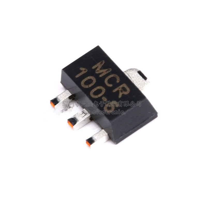 50pcs Original SOT-89 MCR100-6 (30-80) thyristor thyristor
