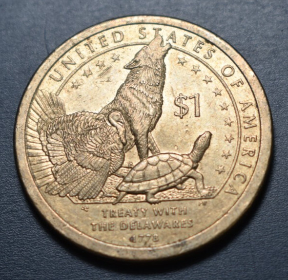 2013 P Sacagawea Native American Golden Dollar