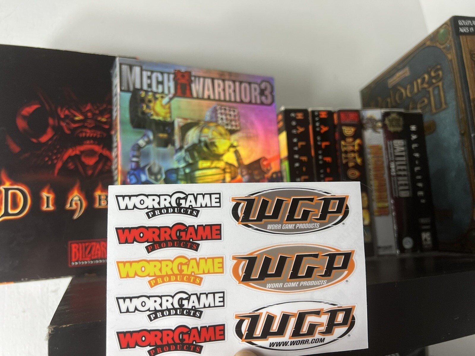 WGP Autococker Paintball Sticker Sheet Set - Rare VTG