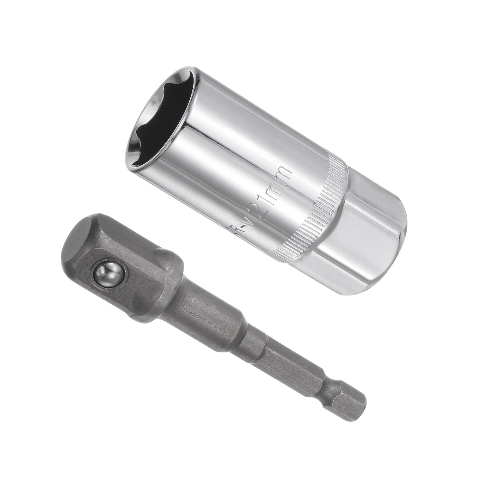 Spark Plug Socket Set, Metric 21mm 1/2" Drive 2.5" Length, CR-V Mirror Finish...