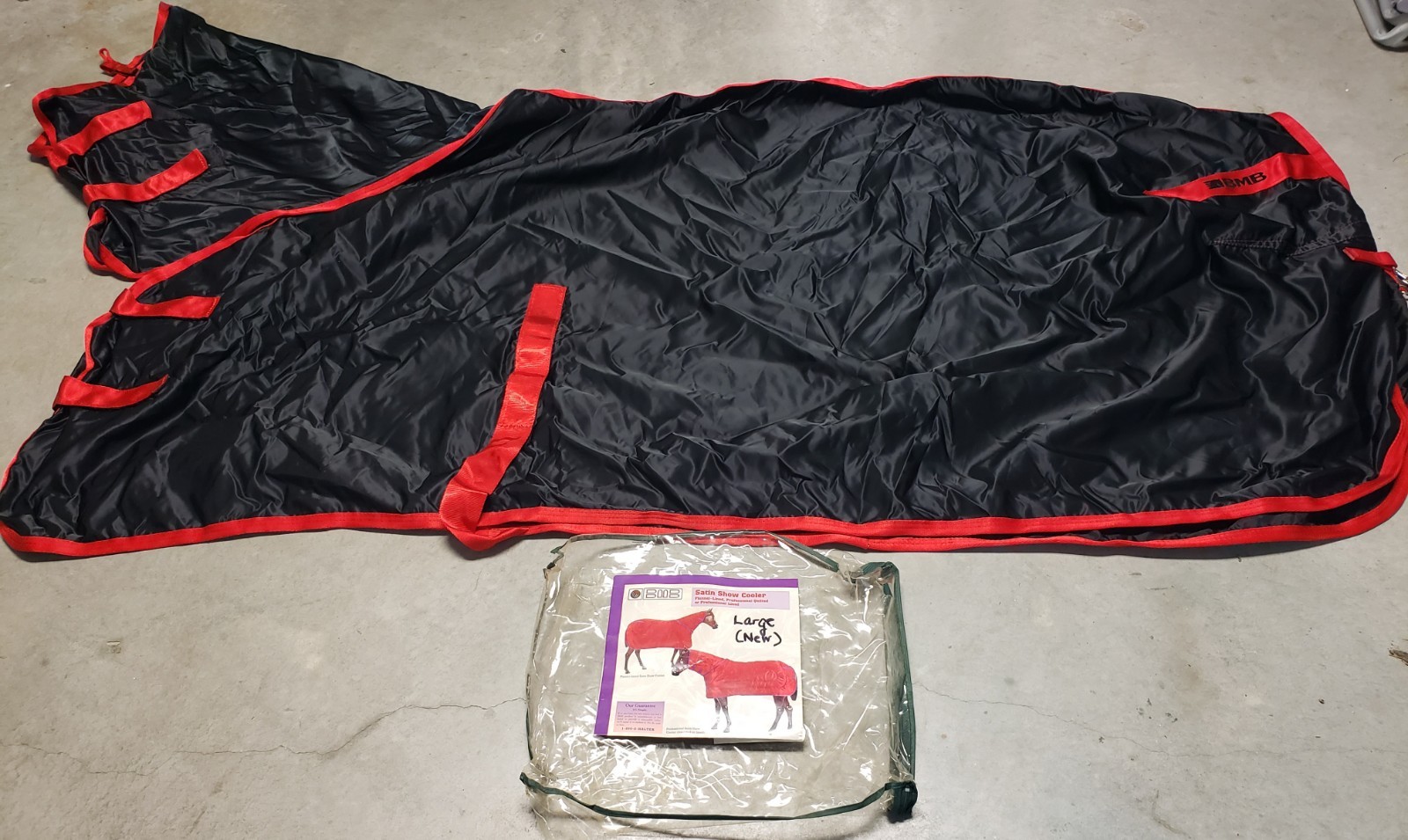 Top of the Line Luxe Satin BMB Horse Show Cooler Sheet - NEW!