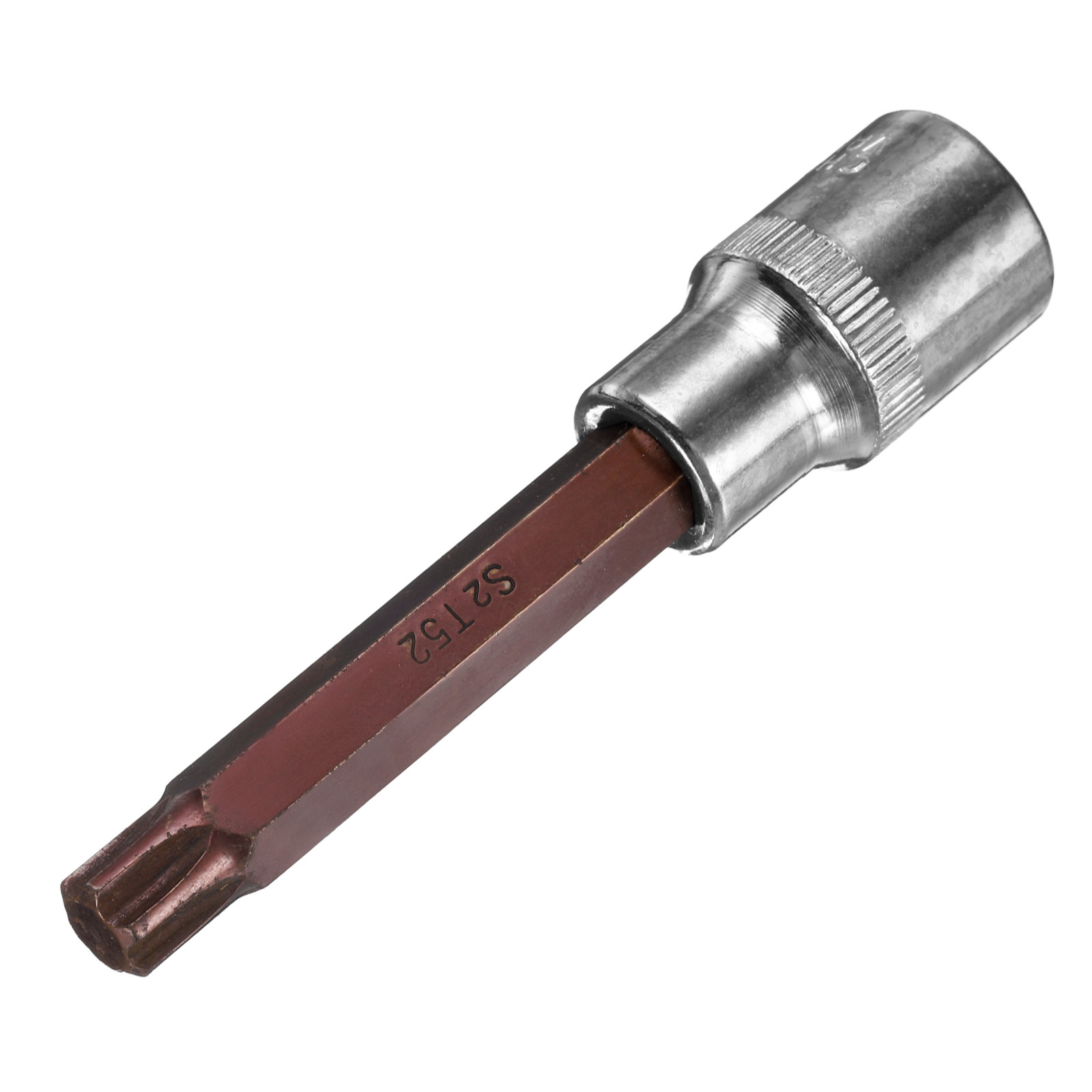 1/2-Inch Drive T52 Torx Bit Extra Long Socket S2 Steel