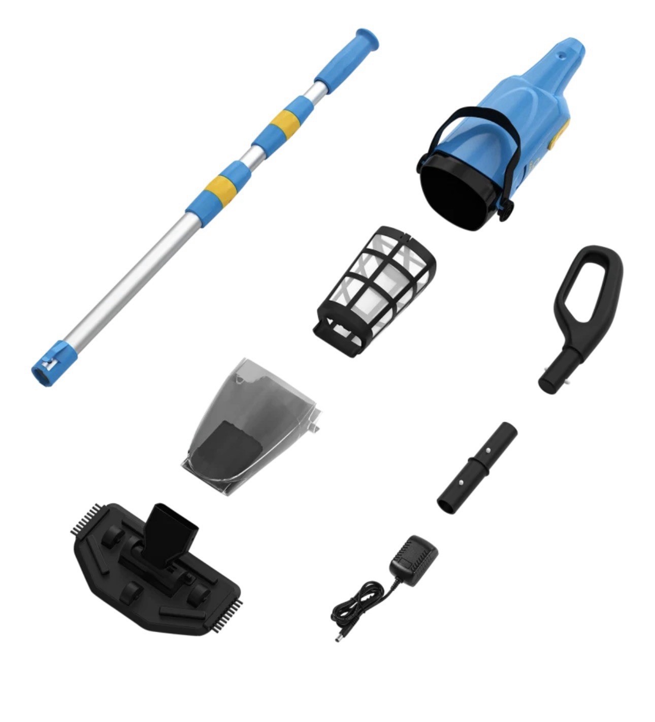 Handheld Pool Vacuum 6000mAh with 69" Extendable Pole