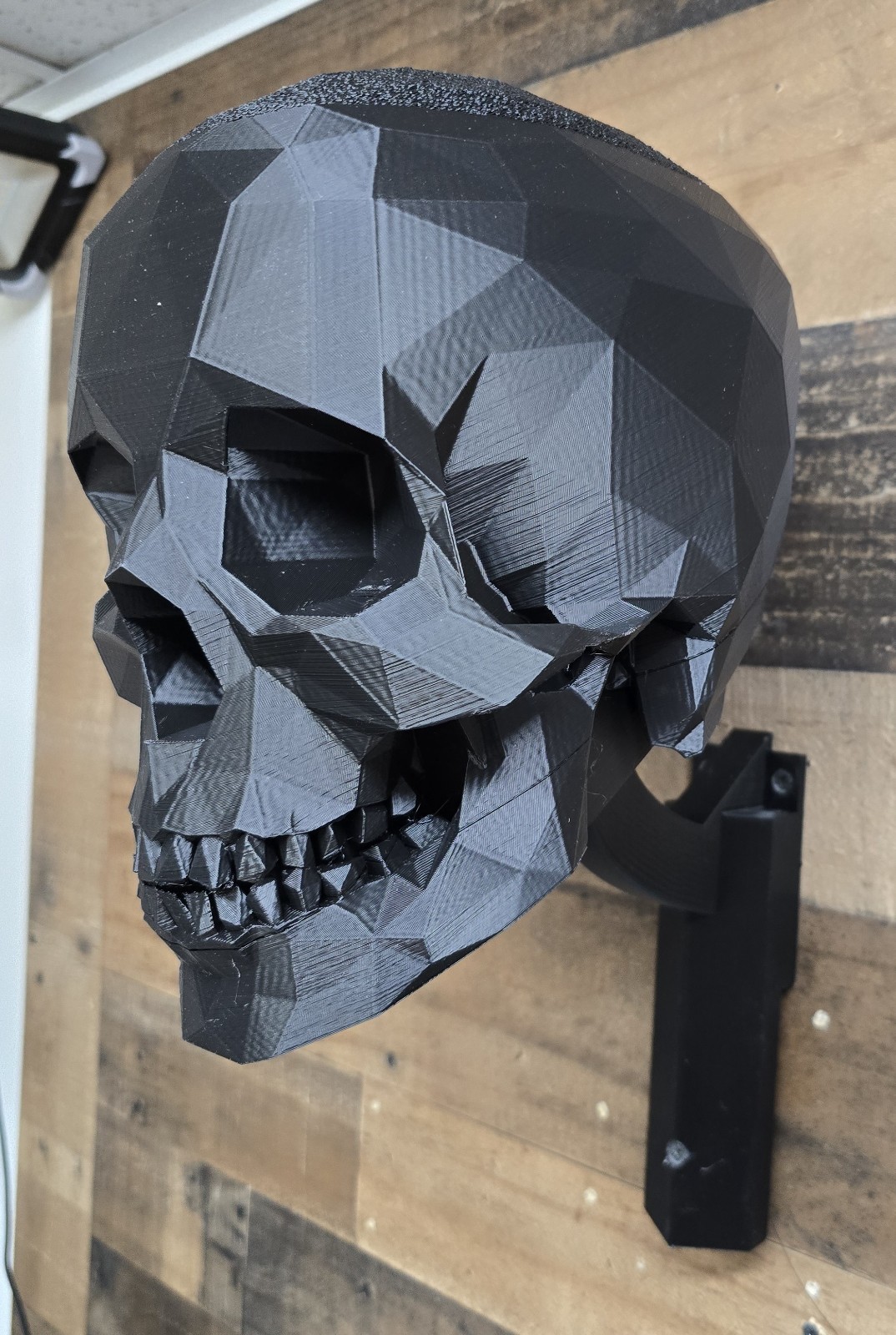 Skull Helmet Wall Mount Display