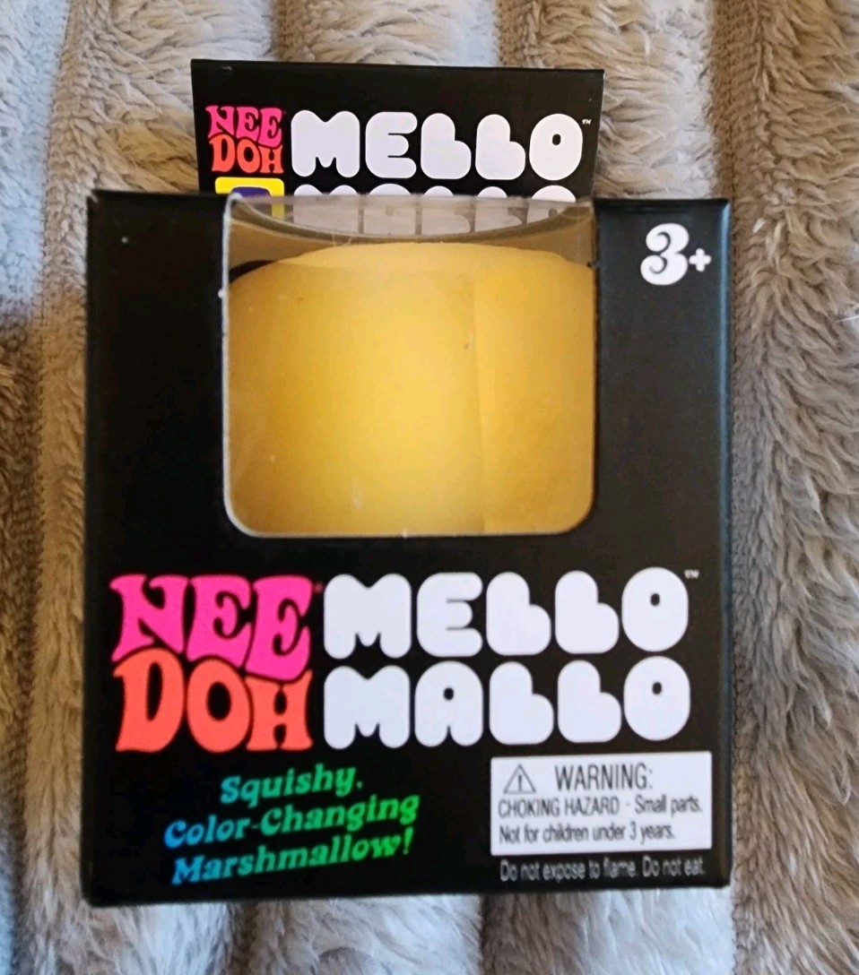 🔥Nee Doh Mello Mallo Squishy YELLOW🔥-  Sealed NEW Ships FAST!✨️✨️ SOLD OUT!✨️